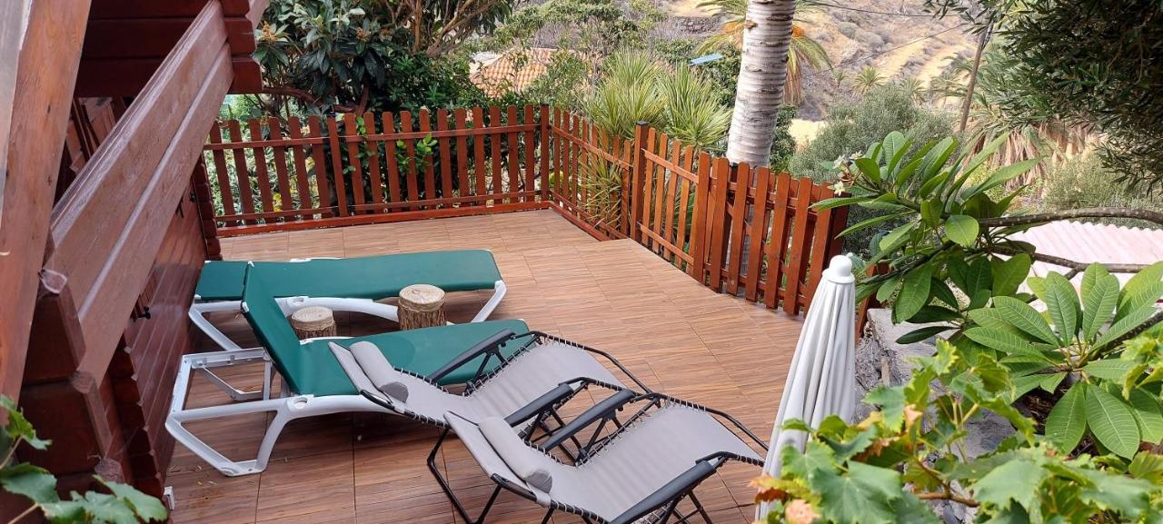 Cabana Los Palmeros, Vista Al Mar Y La Montana Alojera المظهر الخارجي الصورة