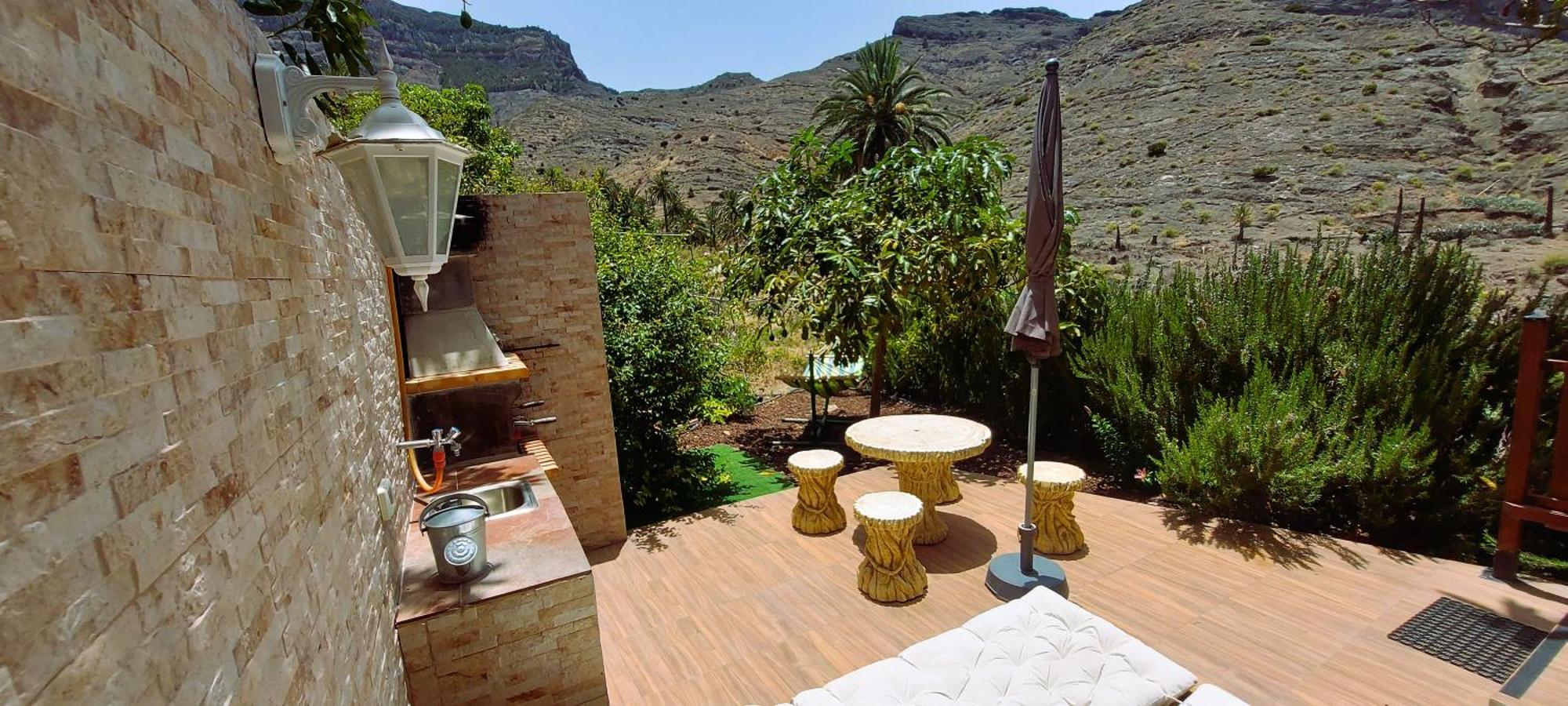Cabana Los Palmeros, Vista Al Mar Y La Montana Alojera المظهر الخارجي الصورة