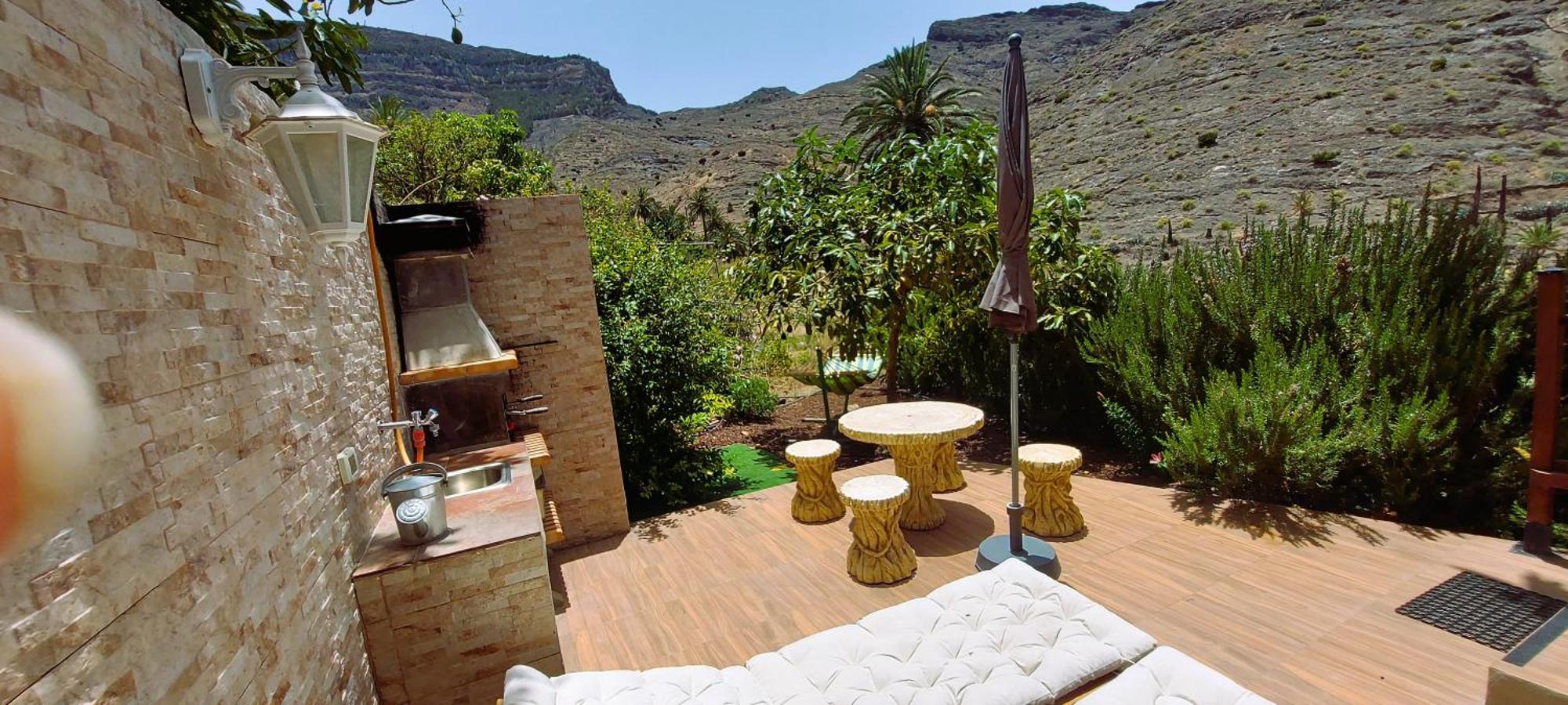 Cabana Los Palmeros, Vista Al Mar Y La Montana Alojera المظهر الخارجي الصورة