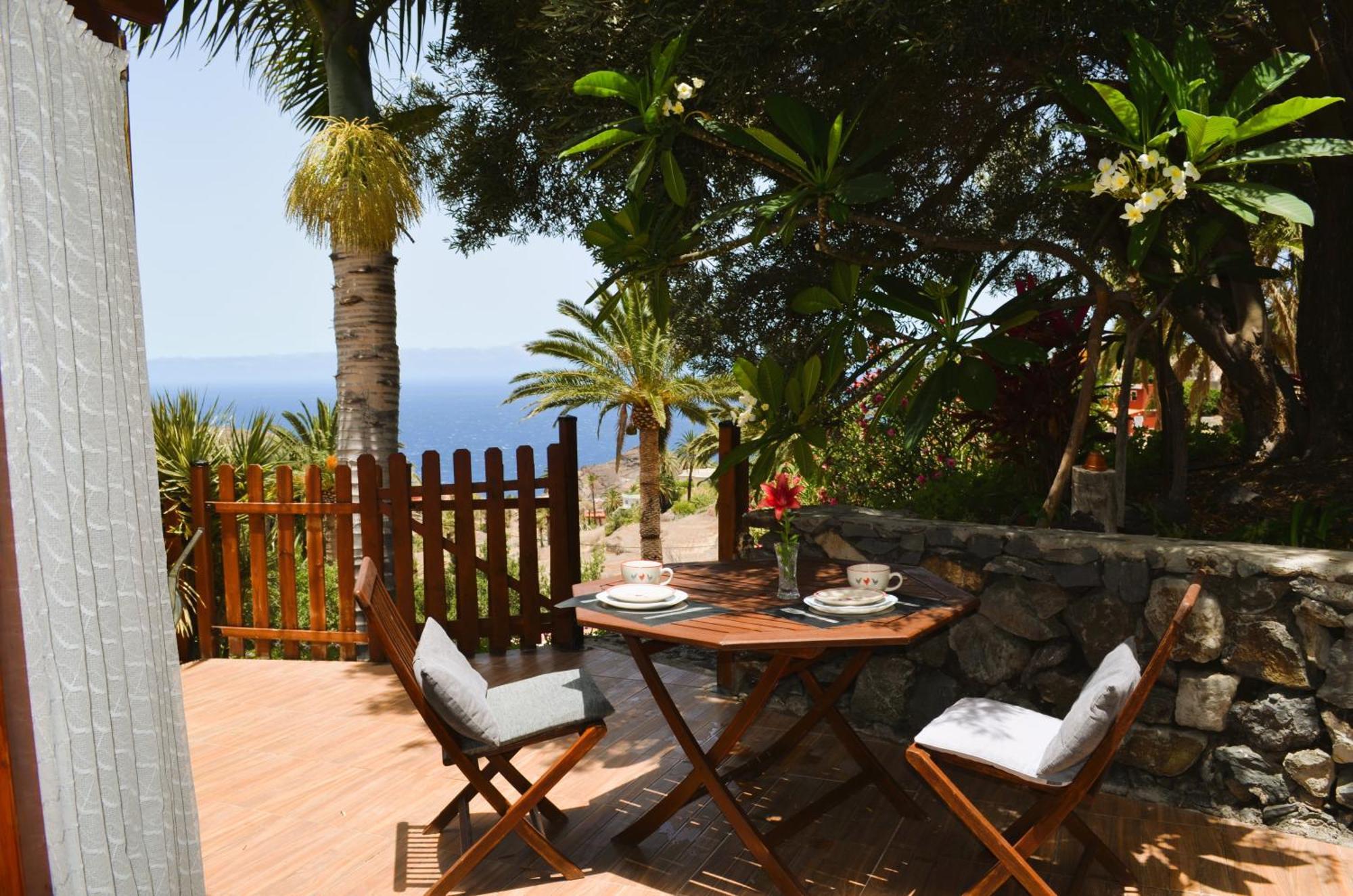 Cabana Los Palmeros, Vista Al Mar Y La Montana Alojera المظهر الخارجي الصورة