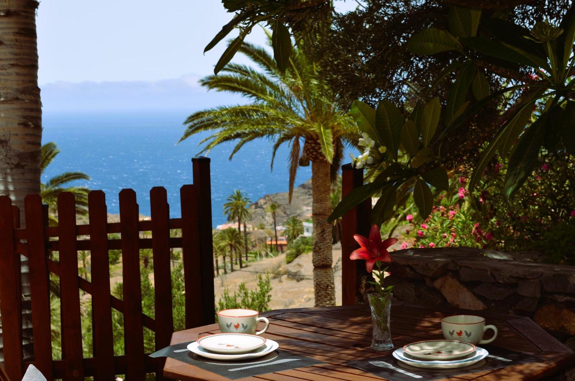 Cabana Los Palmeros, Vista Al Mar Y La Montana Alojera المظهر الخارجي الصورة